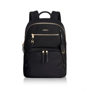 TUMI Hagen Backpack in Black and gold